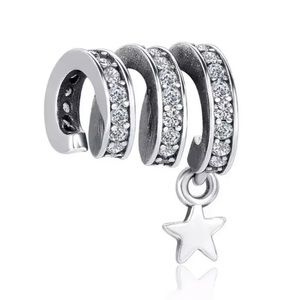 Shooting Star Dangle Charm 925